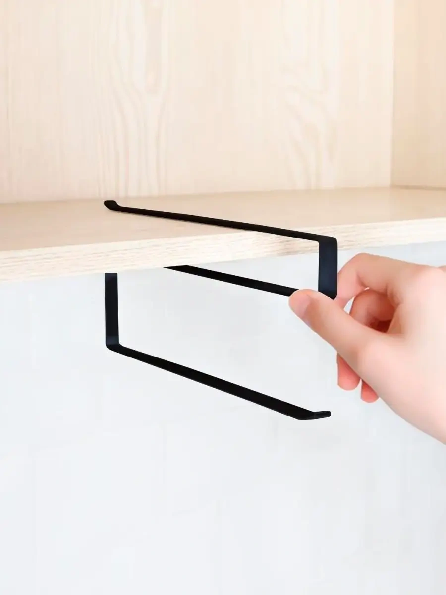 Kastly Kağıt Havlular İçin Tutucu Mutfağı Düzenleyici Raf 60848508 Siyah