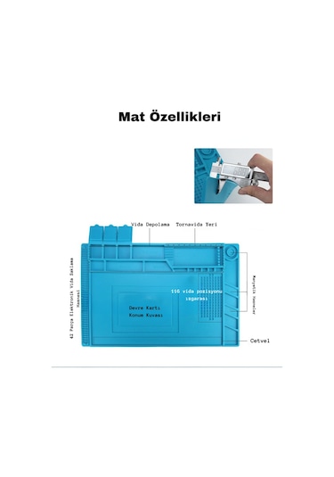 Dailylink S 160 Esd Isıya Dayanıklı Silikon Mat Tamir Pedi