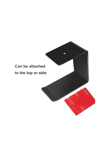 Sones 2 Adet Z5 Tamamen Alüminyum Alaşımlı Kulaklık Tutucu Askı Kancası Duvar Sergileme Rafı Gümüş Gri