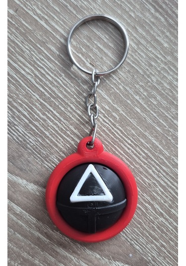 Squid Game Temalı Anahtarlık Seti - 3 Adettir