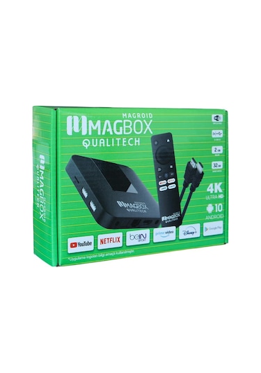 Magbox Magroid Qualitech 32gb Hdd - 2gb Ram 2.4g H313 Cpu Android Tv Box