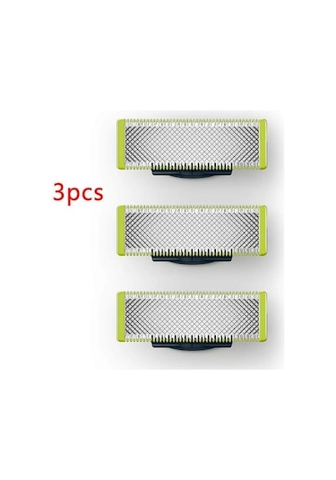 Philips Oneblade Yedek İle Uyumlu 3'lü Tıraş Bıçağı Paketi