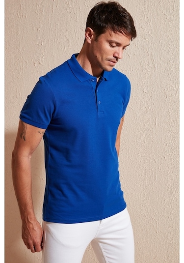 Buratti Pamuklu Regular Fit Düğmeli Erkek Polo Yaka T Shirt 5902127 Saks