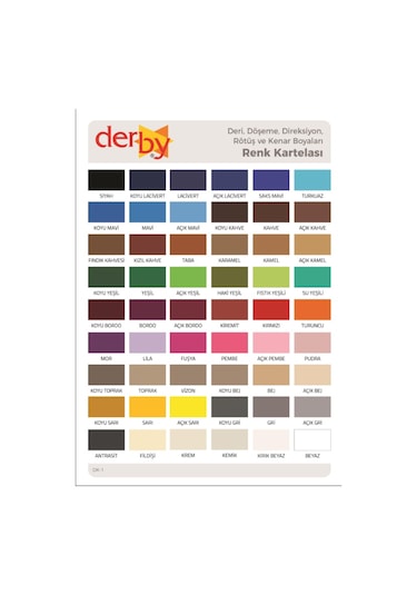 Derby Deri Mont Boyası ve Sabitleme Cilası 100 G Set