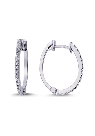 Lova Pırlantalı Oval Halka Küpe -  3030019