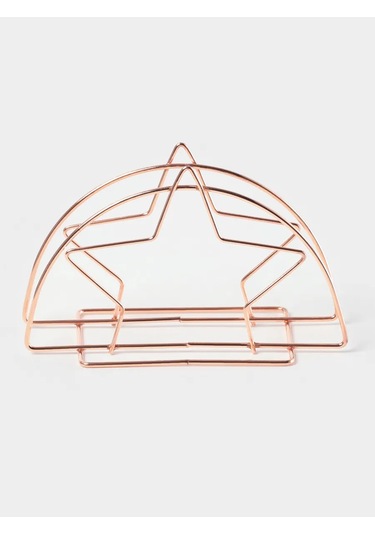 Dolana Metal "yıldız" Şerit Peçetelik Mutfak Masası İçin 348434296 Altın Rengi