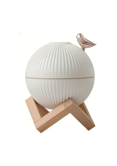 Techbloom Beyaz Usb Aromaterapi Nemlendirici Gece Işığı Esansiyel Yağ Uyumlu Sis Modu 10 14oz H Aile Ofis