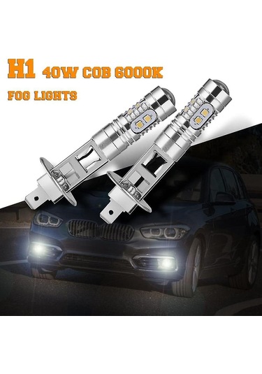 Padalink H1 Led Far Ampulü 4'lü Paket 6000k Süper Beyaz 1950w 285000lm Ip68 Su Geçirmez Fanlısız Hızlı Kurulum Alüminyum Gövde