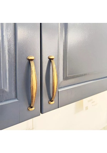 Mf Furniture Hardware 12'li Set Mobilya Braketi Kilidi 96mm Antik Bronz 227123748 Antik Bronz