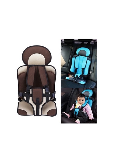 Tongxida Araba Çocuk Koltuğu, 54x36x25cm, Kahve+bej