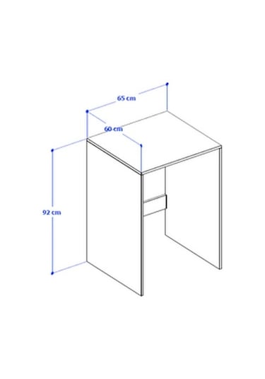 Çamaşır Makinesi Dolabı 001 - Antrasit Çok Renkli