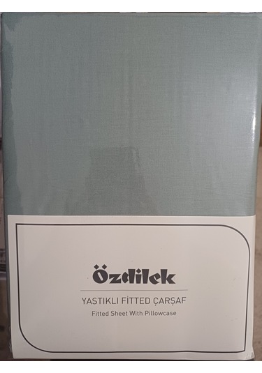 Colourist Fitted Çarşaf Çağla %100 Pamuk Tek Kişilik Yastık Kılıflı Çağla Yeşil
