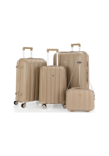 Mçs Polipropilen 4lü Valiz Seti V305 S21yy1000080-set 00026 Şampanya