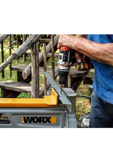 Worx WX354.9C 20 V 2.0 Ah Li-ion Tek Akülü Kömürsüz Profesyonel Darbeli Şarjlı Matkap