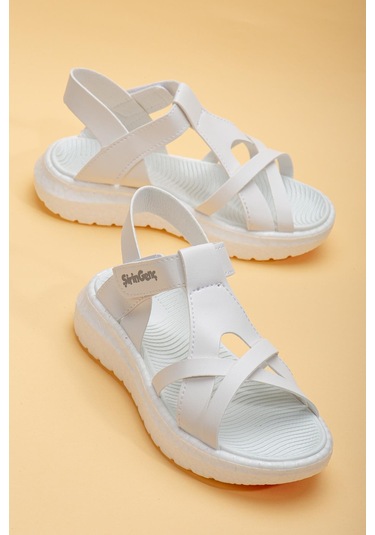 Şirinbebe Şiringenç Yüz Direkli Çapraz Bantlı Ortopedik Beyaz Kız Bebek Kız Çocuk Sandalet-3091-beyaz Beyaz Şirinbebe Şiringenç Yüz Direkli Çapraz Bantlı Ortopedik Beyaz Kız Bebek Kız Çocuk Sandalet-3091-beyaz Beyaz