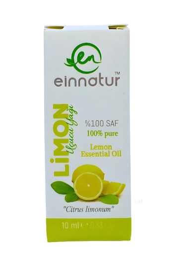 Einnatur Limon Uçucu Yağı %100 Saf Citrus Limonum Essential Oil 10 ML