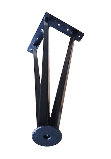 Metal Boru Ayak Kütük Masa Dresuar Kaşıklık Kitaplık Orta Sehpa Zigon Ayağı 45 Cm 1 Adet