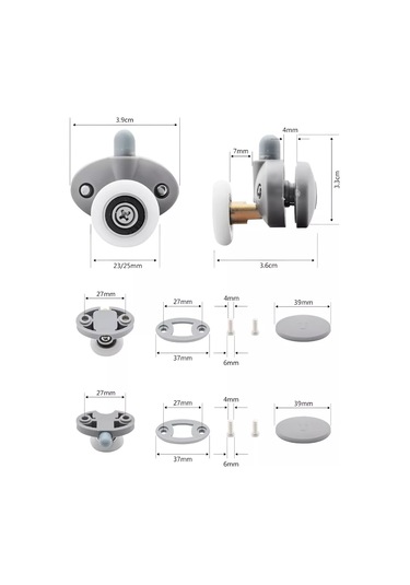 Matura Duşakabini Tekerlekleri 25 Mm 219109987 Diğer