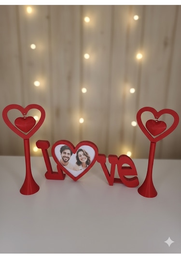 Romantik Masa Dekoru Sevgililer Günü - Yemek Masası Dekoru-hediyelik