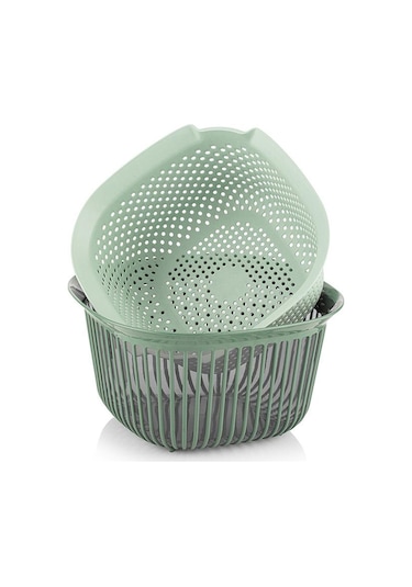 Selka Home 2 Parça Süzgeçli Kase 4000 ML 001