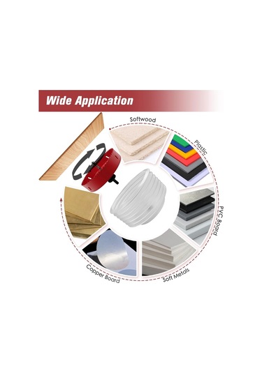 Toz Hazneli 6 İnç Delik Testeresi, 3/8 İnç Altıgen Şaftlı Mandrel Matkap Toz Haznesi