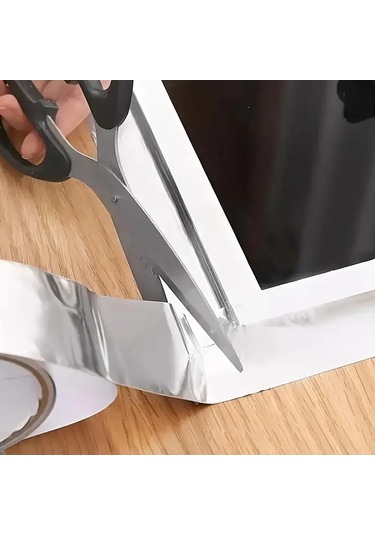 Alüminyum Soba Boru Bandı Yüksek Sıcaklığa Ve Sızdırmazlığa Dayanıklı 45x20mt