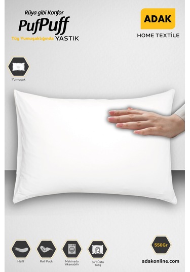 Adak Puf Puff Roll Pack Elyaf Yastık 50x70 Cm