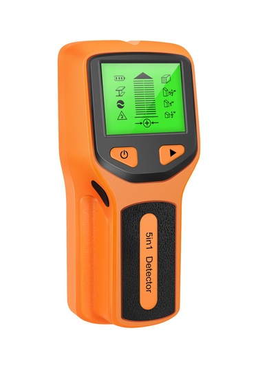 Kangvka 5-fonksiyonlu Duvar Tarayıcı: Ahşap, Metal Ve Ac Akım Tespiti, Yüksek Kaliteli Lcd Ekranlı, Turuncu Turuncu