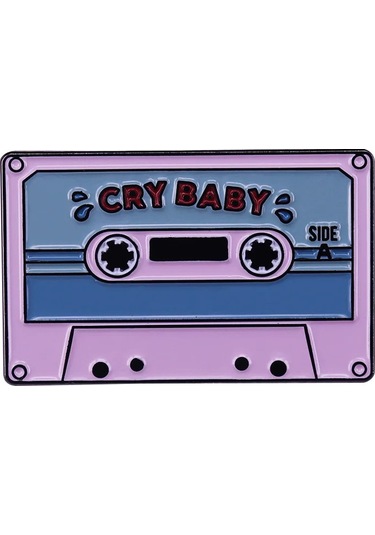 Pınsalot Melanie Martinez 'cry Bebek' Emaye Rozet - Lüks Bakır Yaka Pimi, Anahtarlık Ve Takı Aksesuarı Altın-renk