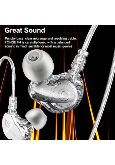 Mufunye İç Kulaklıklı Kulaklık, Çift Dinamik Konuşma Kutusu