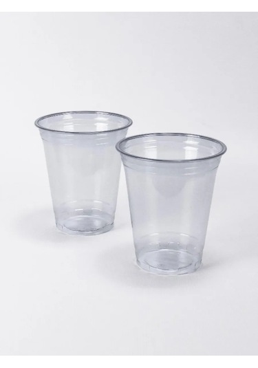 Upax-unity Şeffaf Tek Kullanımlık Karo Shaker Bardaklar, 300ml, 50 Adet 321593051 100 adet