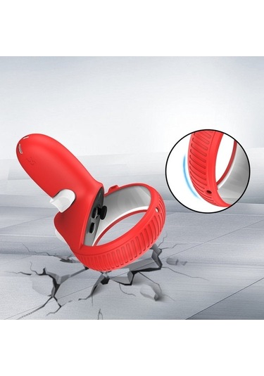 Tongxida Oculus Quest 2 Beyaz İçin Vr Gözlük Lensi Kabuk Kolu Koruyucu Kılıf, Uyumlu, Dayanıklı, Cilt Doku Tasarımı, Silikon Ma