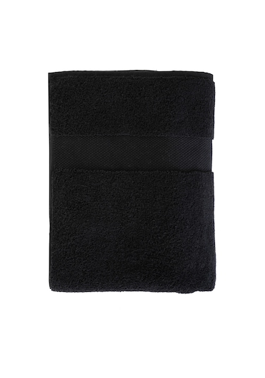 Mudo Home Classy Banyo Havlusu Siyah 90x150 Cm
