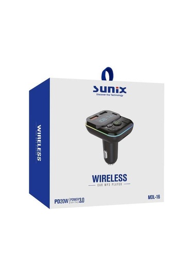 Sunix Pd 20w Qc3.0 Araç Modülatörü Mdl-16