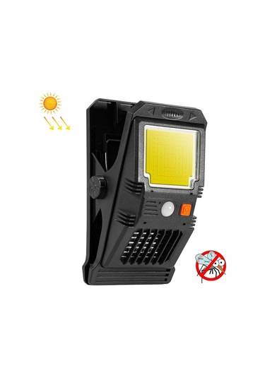 Sones E-smarter W7104-2 Cob Güneş Enerjili Duvar Lambası Klipsli Sivrisinek Öldürücü Lamba Taşınabilir Vücut Sensörlü Açık Bahçe Lambası