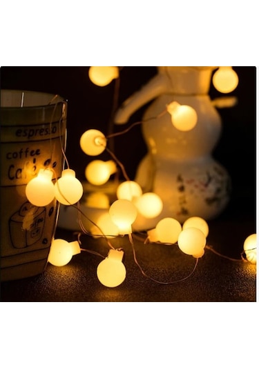 Beyaz Top Led Gün Işığı Pilli 2 Kademeli Beyaz