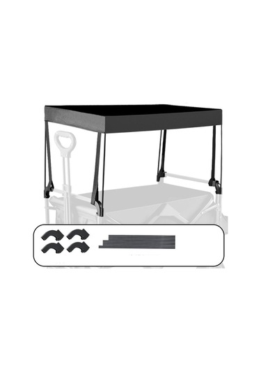 Suntek Tente Gölgelik Taşınabilir Vagon Güneş Örtüsü 8