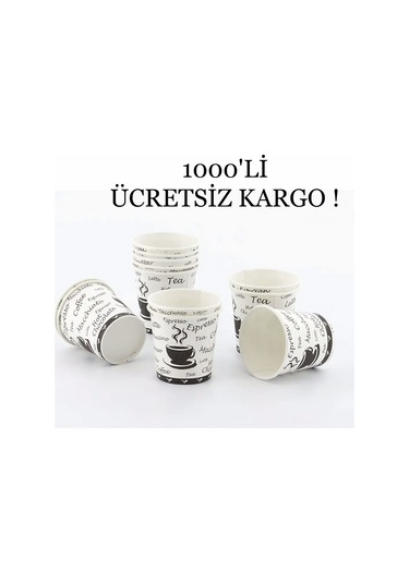 Kağıt Bardak Karton Bardak 6 Oz 1000'li