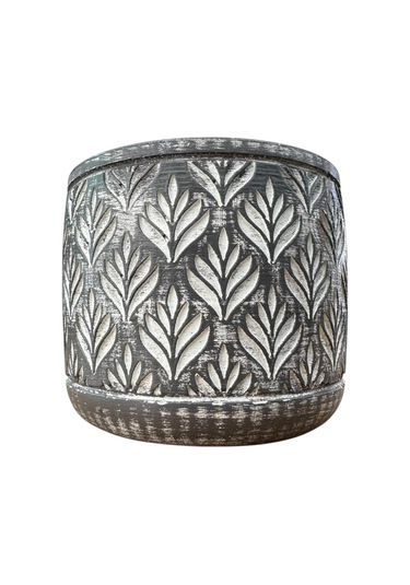 Bitki Tasarımı Ev Dekorasyon Antrasit Lotus Beton Saksı Çiçeklik Saksılık