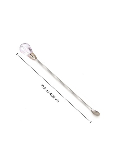 Paslanmaz Çelik Nail Art Spatula Jel Karıştırma Çubuğu Akrilik Uv Lehçe Glitter Toz Sopa Manikür Kaşığı Açık Yeşil