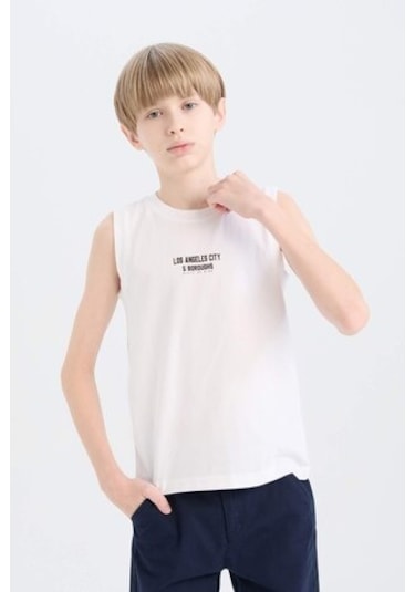 DeFacto Erkek Çocuk Bisiklet Yaka Atlet E0192A825HSWT34