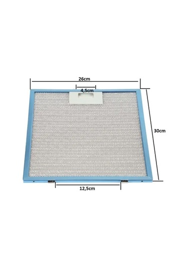 260x300mm Uyumlu Davlumbaz Yağ Filtresi, 26x30cm