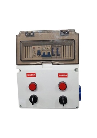 Havuz Kumanda Panosu 1 Pompa 1 Grup Lamba Kaçak Akım Rölesi, Zaman Saati Monofaze-toptancıyızbiz