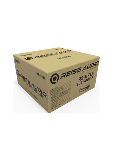 Reiss Audio RS-HK12 Subwoofer Bass