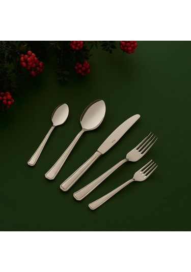Hisar Maksim 30 Parça 6 Kişilik Çatal Kaşık Bıçak Takımı Inox