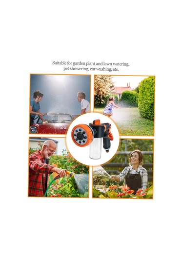 Qianfan Bahçe Sulama Başlığı Ayarlanabilir Hortum Başlığı