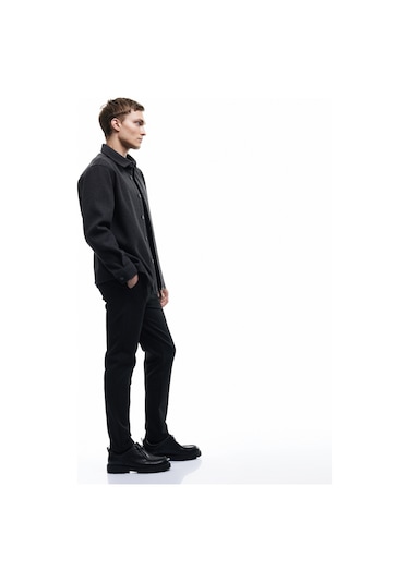 Koton Cep Detaylı Düğmeli Slim Fit Kumaş Pantolon Siyah 6wam40005hk Siyah