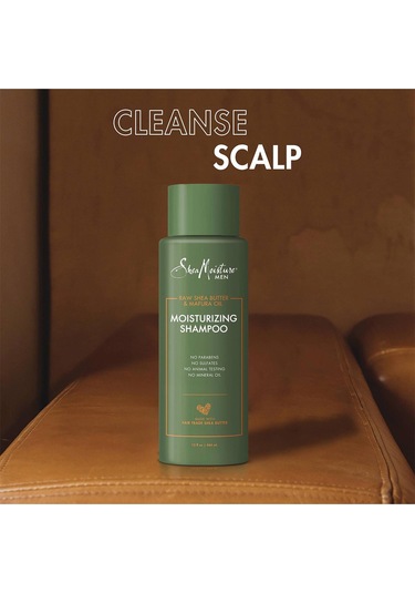 Shea Moisture Men Shea Ve Mafura Yağlı Nemlendirici Şampuan 444ml Tüm Saç Tipleri