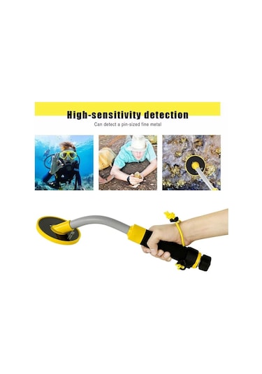 Scuba Su Geçirmez Altın Dedektörü Vibratörlü Maden Bulucu