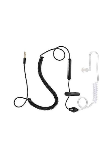 Willowhaven Tek Kulaklı Radyasyondan Koruyucu Kulaklık - Akıllı Çevirme, Mikrofonlu, 3.5mm Bağlantı, Komfort Kulak Takımı, Siyah Diğer